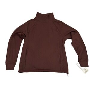 MPG Women Sz XS mock neck activewear pullover sweater‎ athleisure soft cozy run